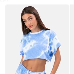 SKY BLUE ADIKA CROP TOP